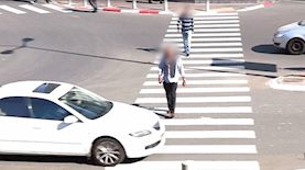 מעבר חציה מסוכן, צילום: עמותת אור ירוק